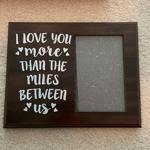 NWT❗️Elegant Sign | I love you more frame